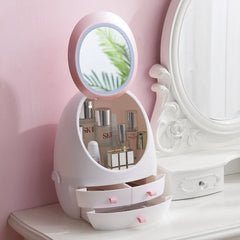 Cosmetics Storage Mirror